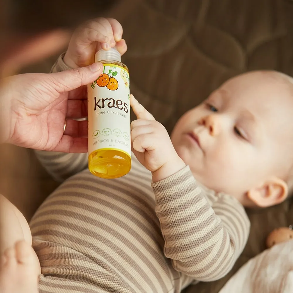KRAES BabyBad Pleje Massage olie 150 ml mild