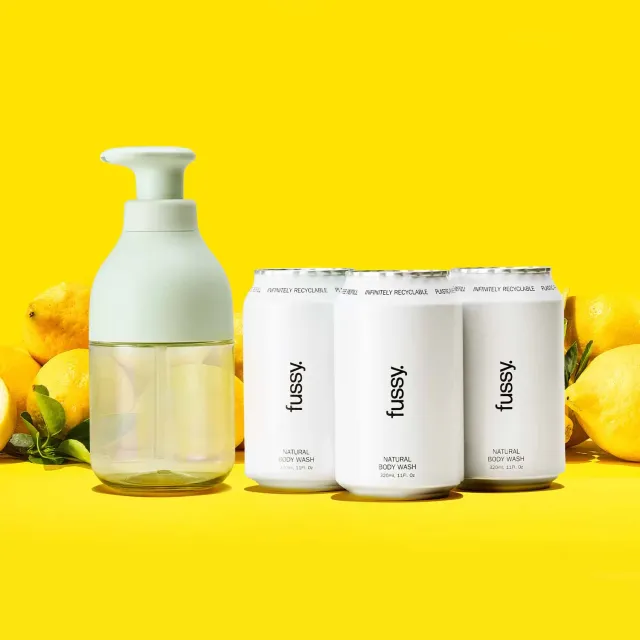 Fussy Sicilian Lemon shower gel startsæt citrus 3x320 ml