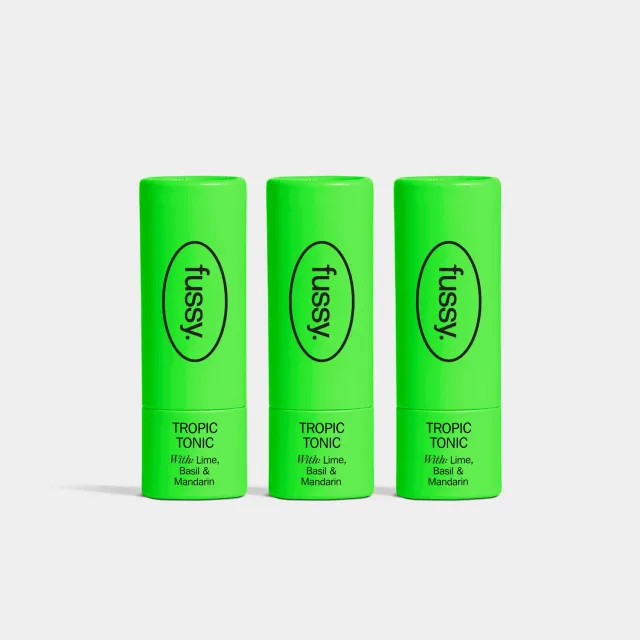 Fussy Tropic Tonic Mini Trio deodorant 3x15g citrus