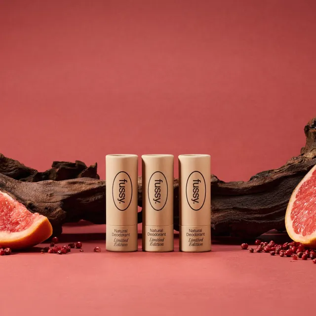Fussy Homebody mini deodorant 3x15g træduft