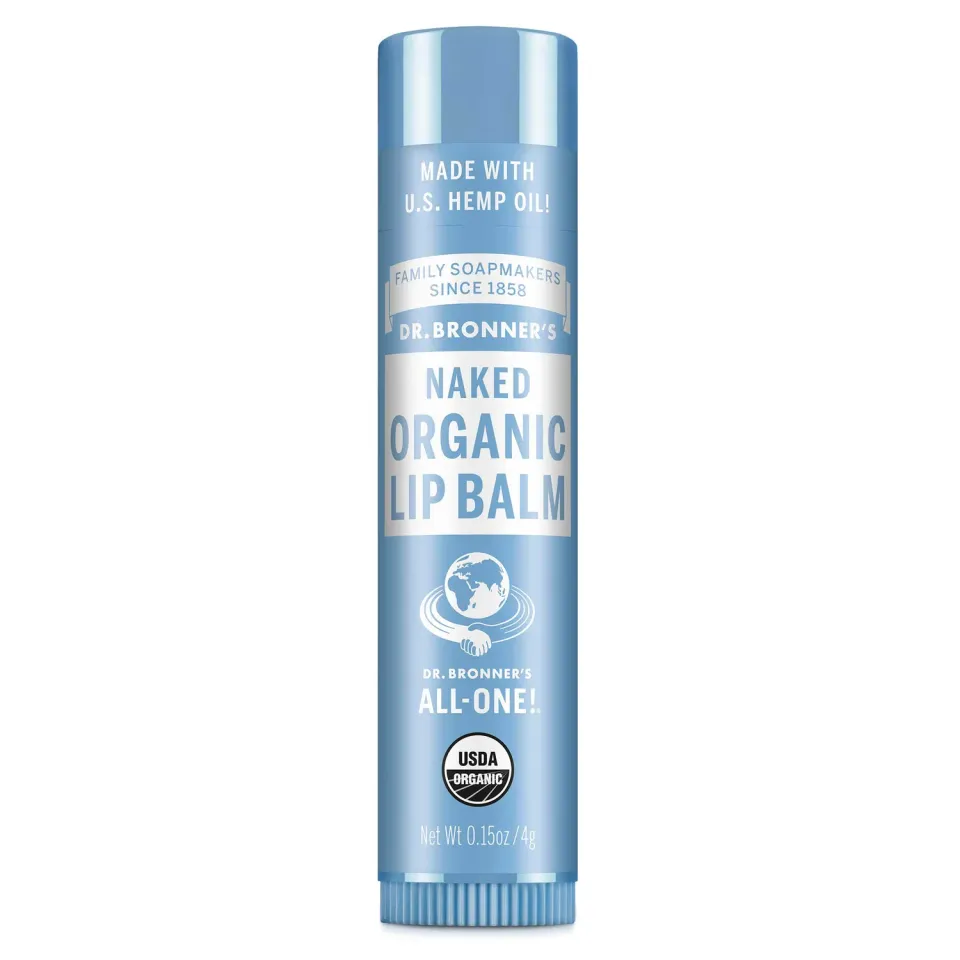 Dr. Bronner's Naked læbepomade 4 g uden duft