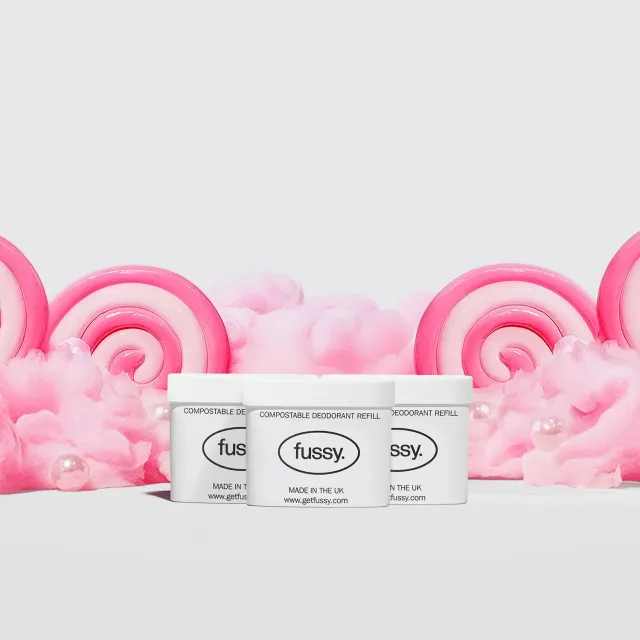 Fussy Sugar Crush deodorant refill 3-pak sensitive