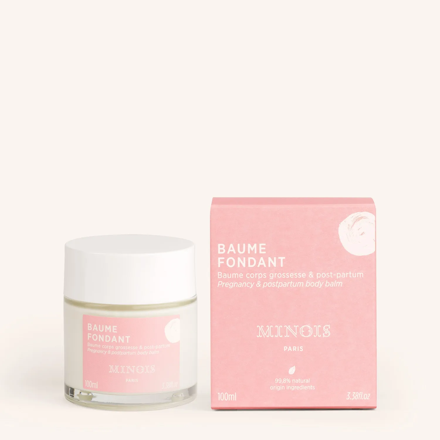 Minois Paris Baume Fondant bodybalm gravid mave