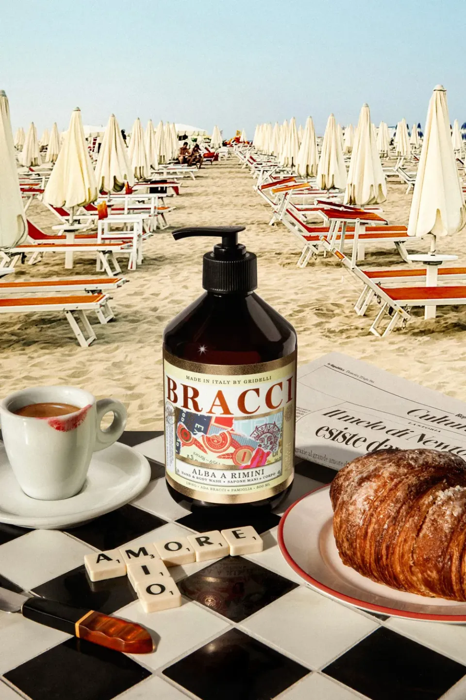 Bracci Alba a Rimini body wash 500 ml mild til huden