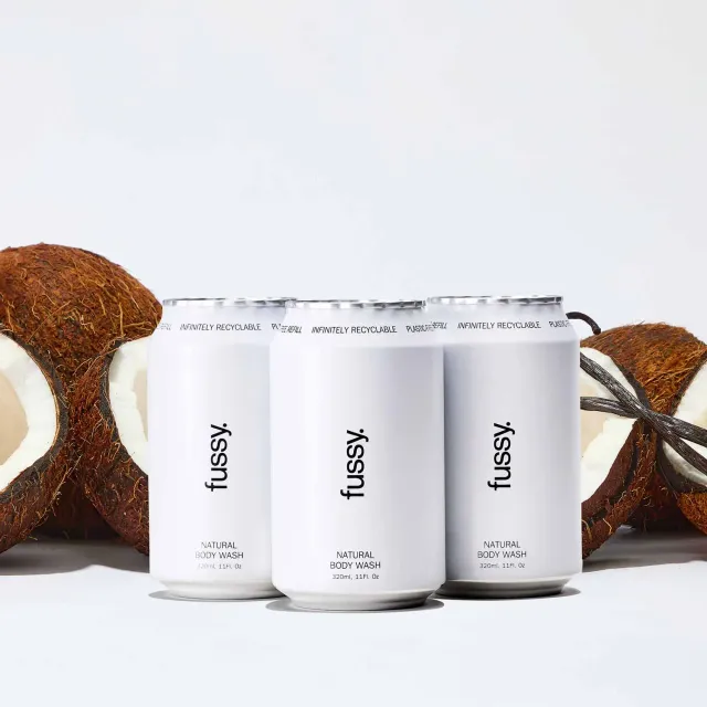 Fussy Coconut Milk Refill Pack bodywash kokos 3-pak