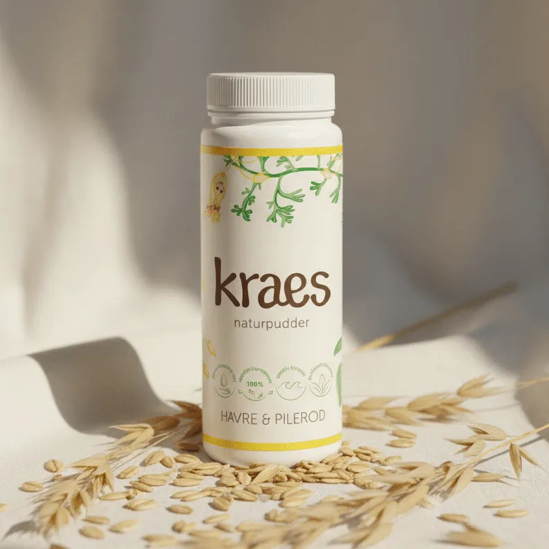 KRAES BabyBad Rød Numse blesæt 3 dele mild