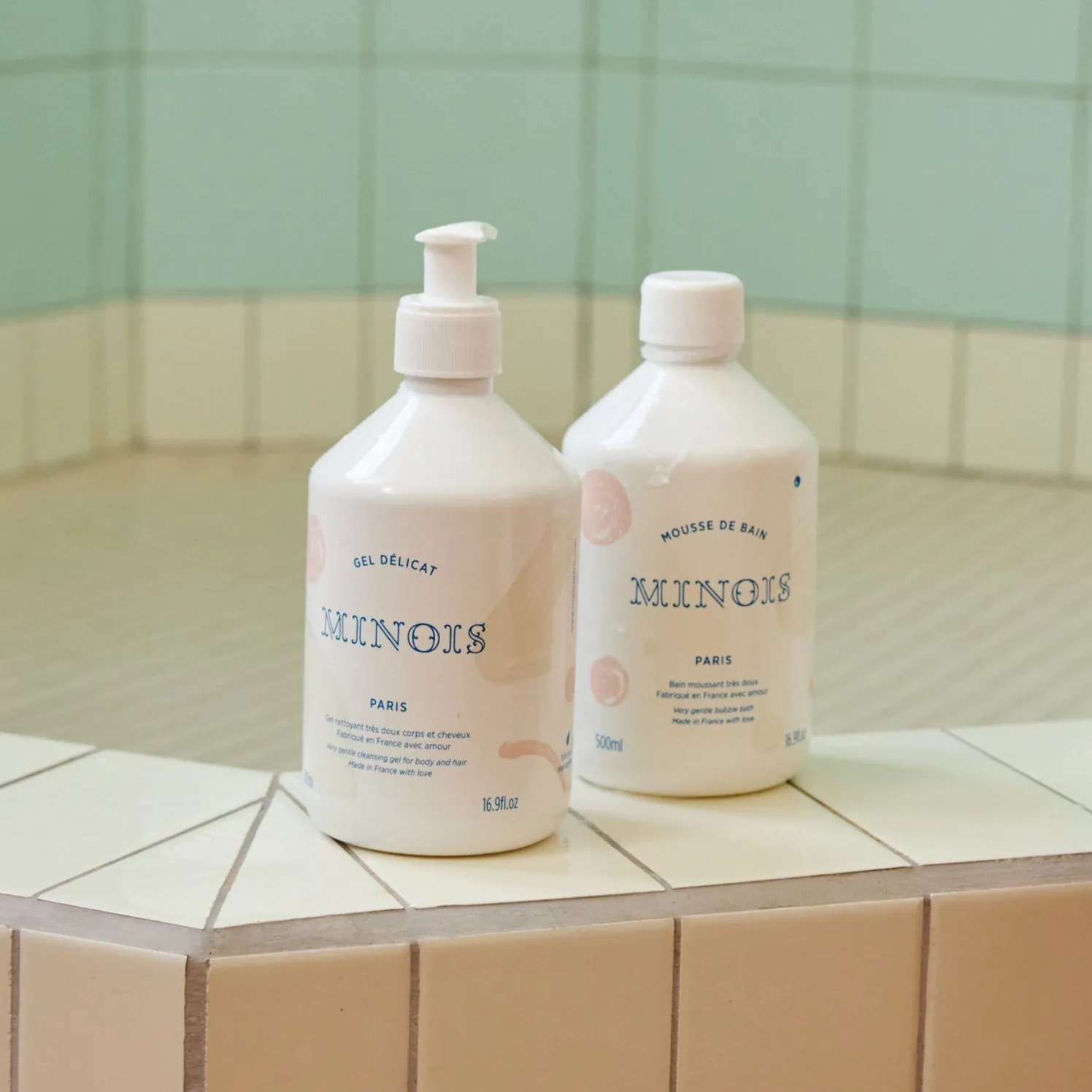 Minois Paris Duo Bain badesæt gel og skum sensitiv