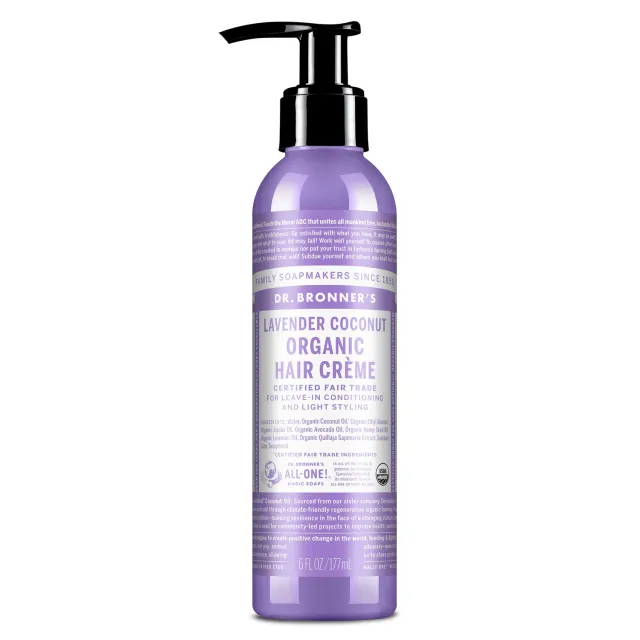Dr. Bronner's Organic Hair Creme hårcreme Lavender 177 ml