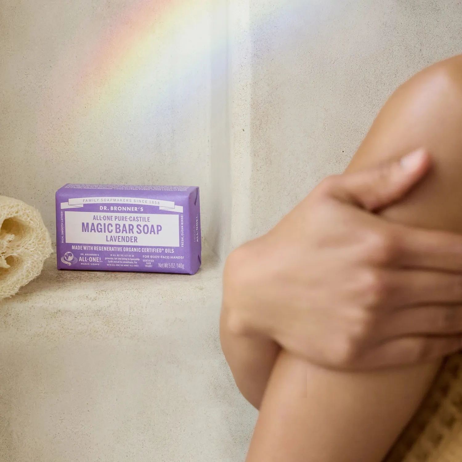 Dr. Bronner's Calm Renew sæt lavendel uparfumeret mild