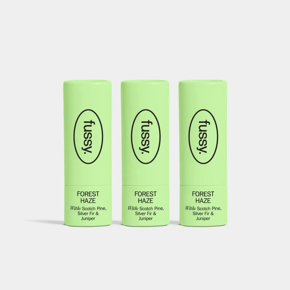 Fussy Forest Haze Mini Trio deodorant 3x15g træ