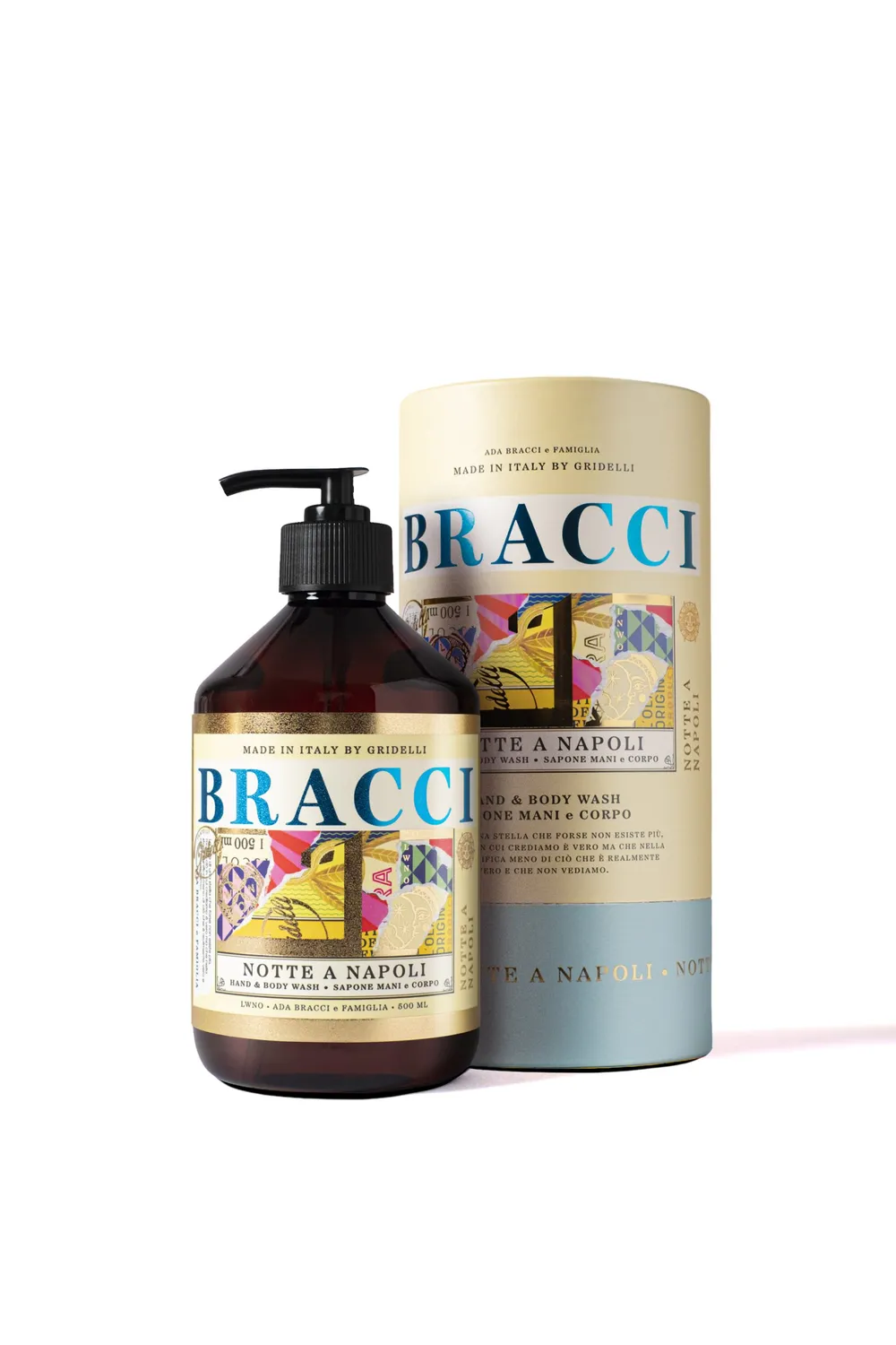 Bracci Notte a Napoli shower gel 500 ml til badet