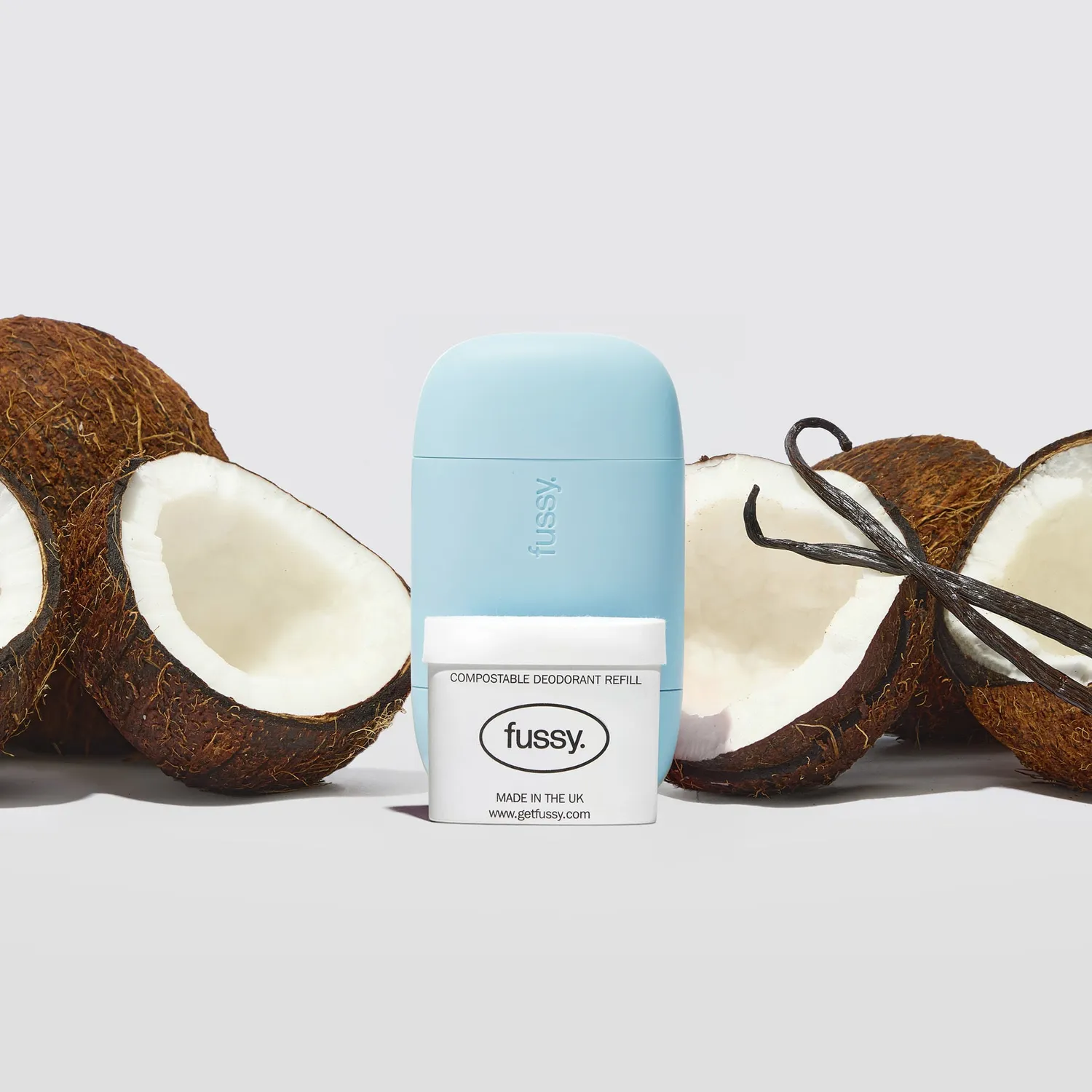 Fussy Coconut Milk Starter Pack deo ocean blue kokos