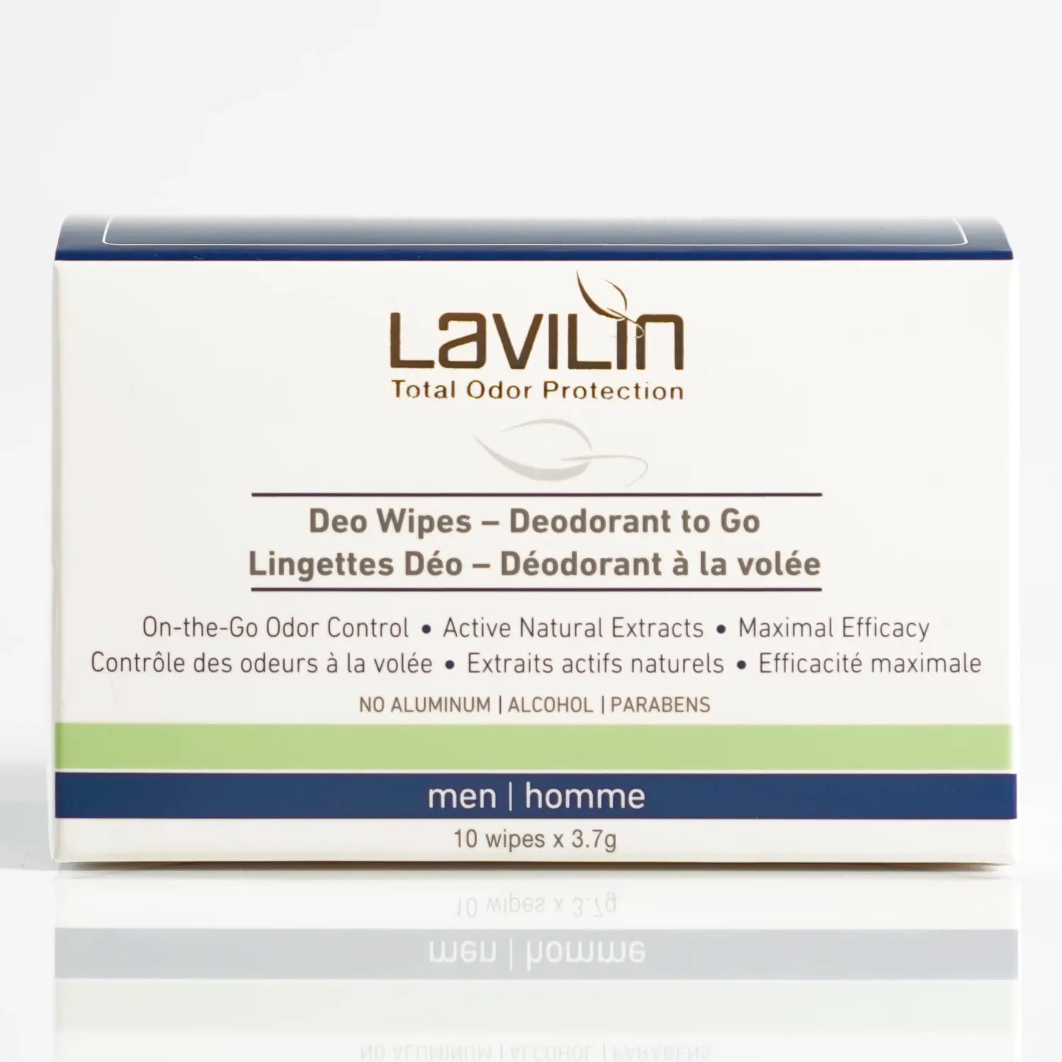 Lavilin Men's deoservietter uden aluminium