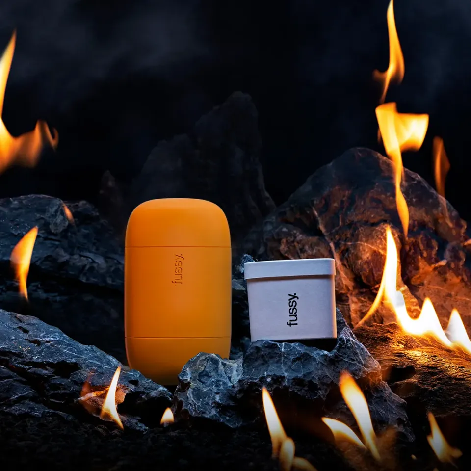 Fussy Wide Eyed Deodorant Startsæt Citrus Brændt Orange