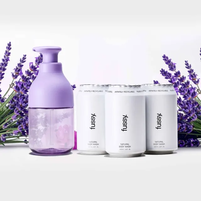 Fussy Lavender Fields body wash pakke 3x320ml