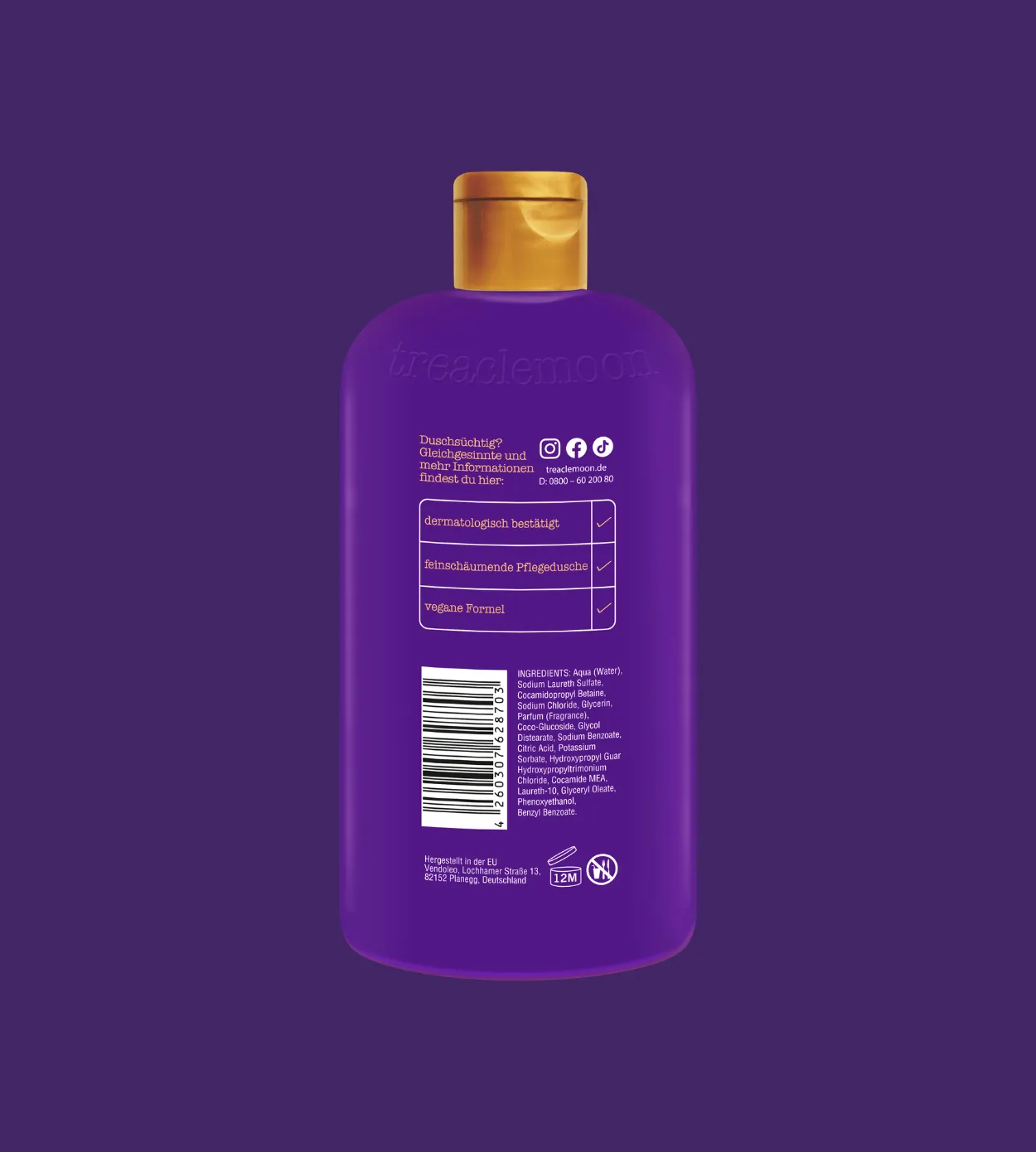 Treaclemoon Vanilla Moon showergel vanilje