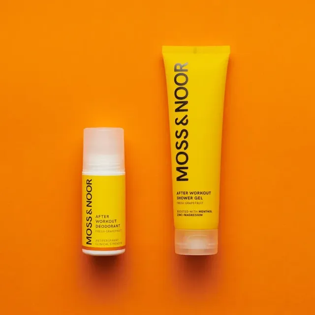 Moss Noor After Workout sæt deo shower gel grapefruit 150 ml