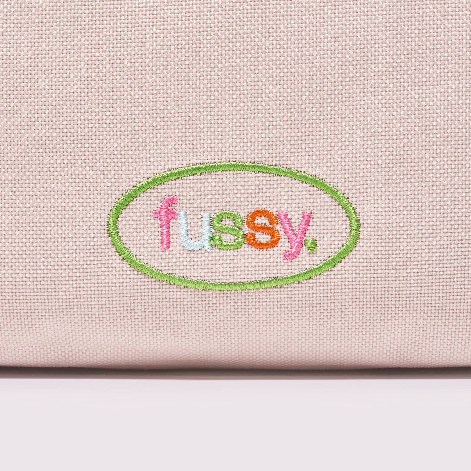 Fussy Recycled Washbag toilettaske neon beige genbrug