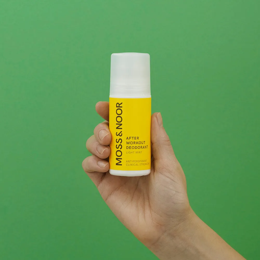 Moss Noor After Workout Deodorant roll-on Light Mint 60 ml stærk