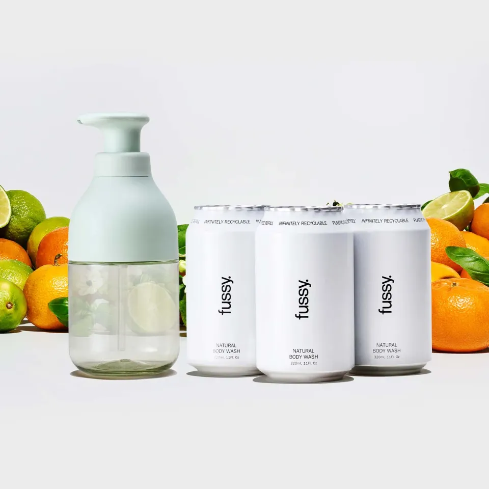 Fussy Tropic Tonic body wash sæt mint 3x320 ml citrus
