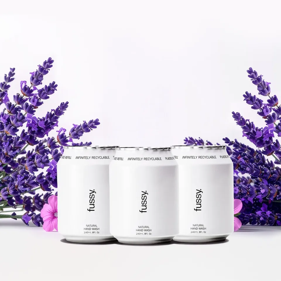 Fussy Lavender Fields håndsæbe refill 3-pak beroligende