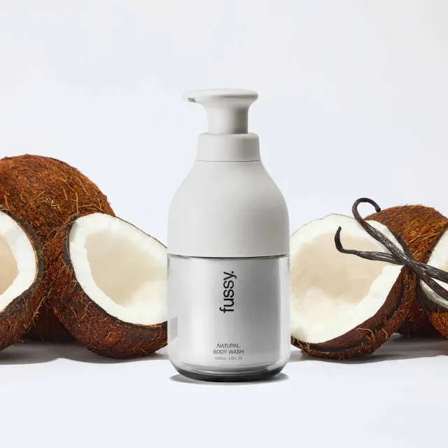 Fussy Coconut Milk Starter Pack body wash grå 320ml kokos