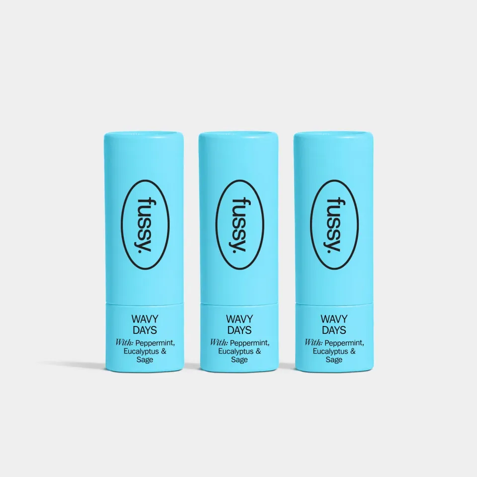 Fussy Wavy Days mini deodorant 3x15g mint