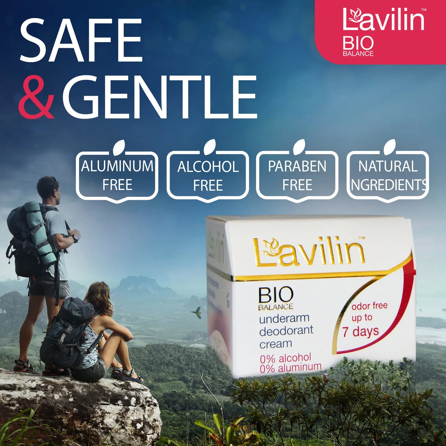 Lavilin Underarm Deodorant Cream deocreme 7 dage