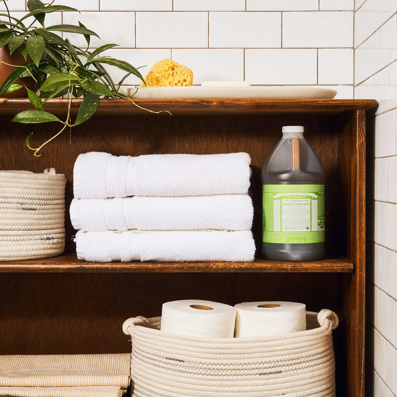 Dr. Bronner's Lemongrass flydende sukker-sæbe 355 ml citrus