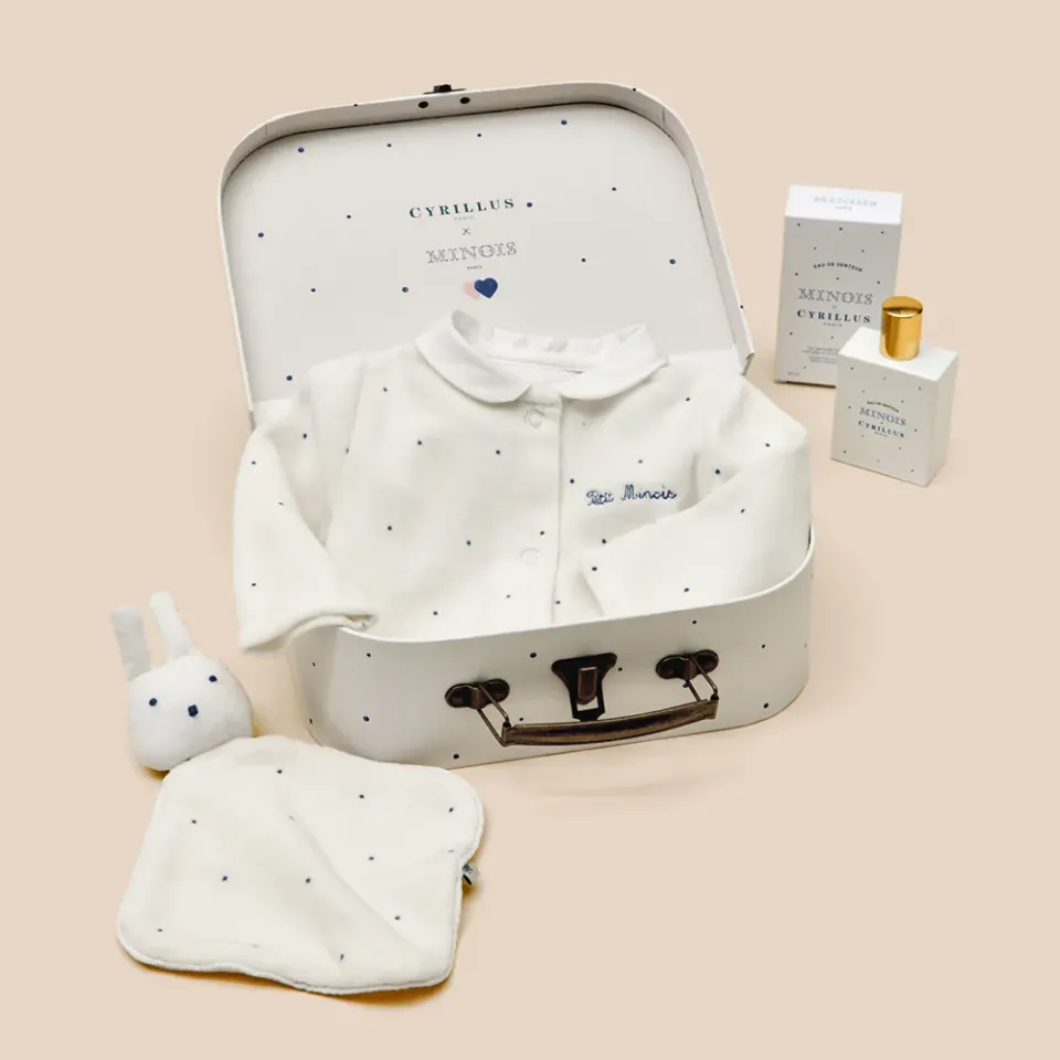 Minois Paris Valisette Naissance babysæt prikket