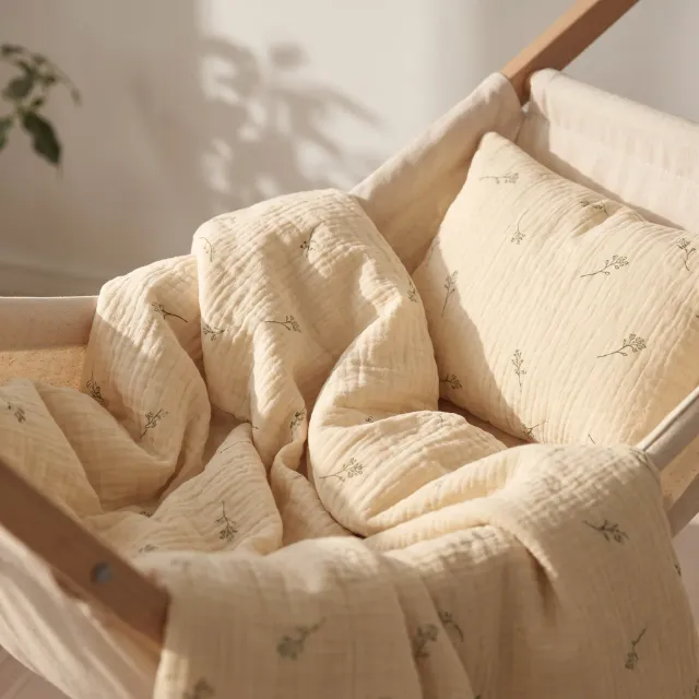 KRAES Baby sengesæt muslin 70x100 – økologisk