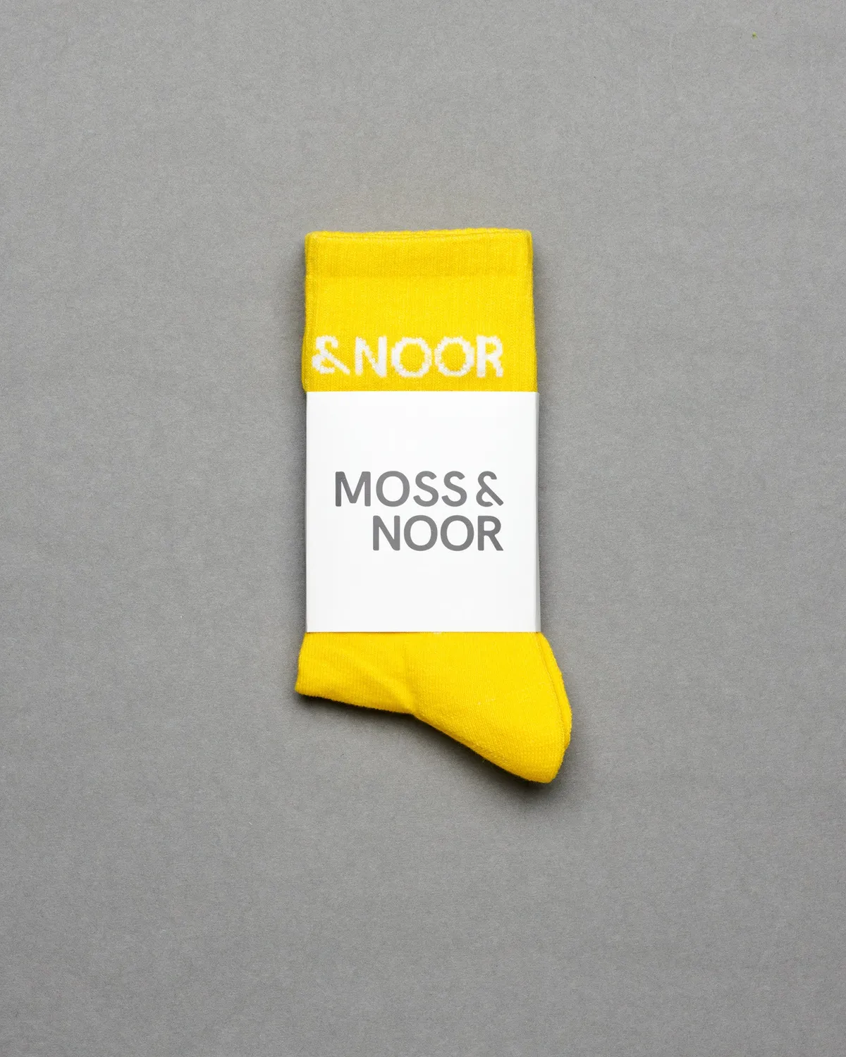 Moss Noor Everyday Socks strømper gul bomuld